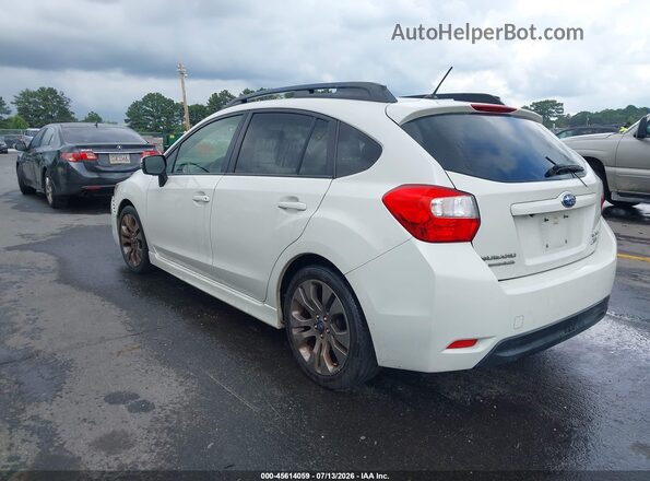 JF1GPAP66G8226281 2016 SUBARU IMPREZA Белый Задняя левая четверть