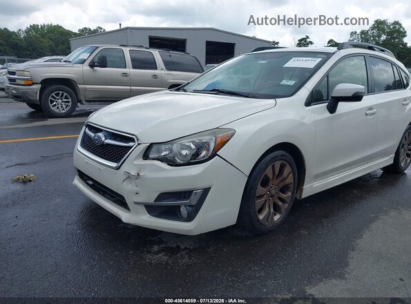 JF1GPAP66G8226281 2016 SUBARU IMPREZA Белый Вид спереди