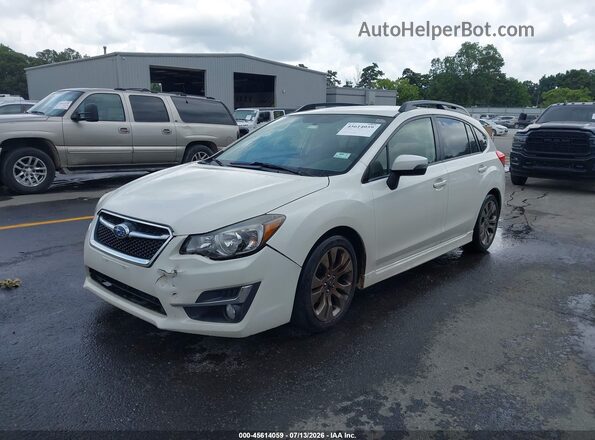 JF1GPAP66G8226281 2016 SUBARU IMPREZA Белый Передняя левая четверть