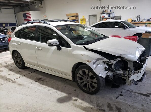 JF1GPAP68G8256754 2016 SUBARU IMPREZA Белый Передняя правая четверть