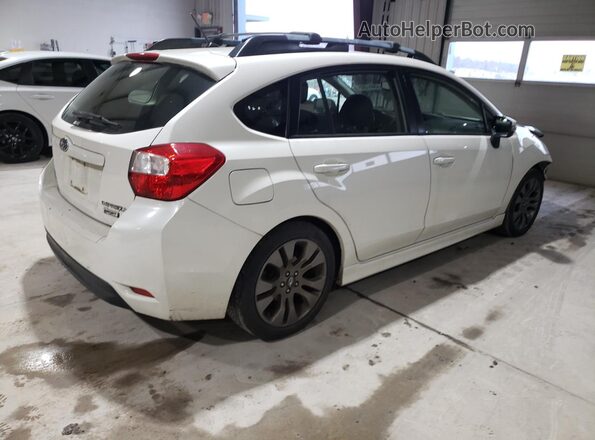 JF1GPAP68G8256754 2016 SUBARU IMPREZA Белый Задняя правая четверть