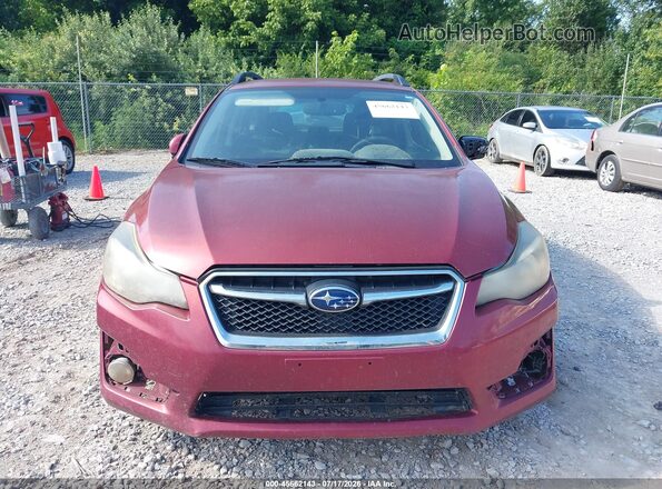 JF1GPAP68G8275207 2016 SUBARU IMPREZA Burgundy Դիմացի տեսք
