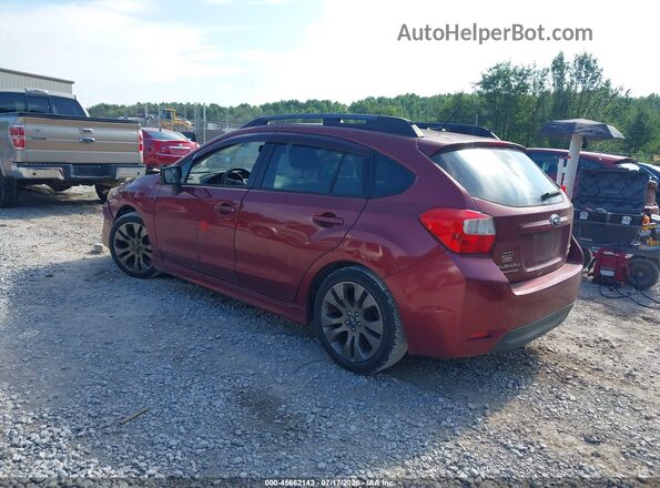 JF1GPAP68G8275207 2016 SUBARU IMPREZA Burgundy Հետևի ձախ