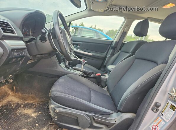JF1GPAP6XG8324259 2016 SUBARU IMPREZA Silver Вид салону спереду