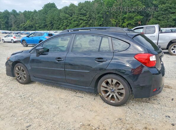 JF1GPAS67GH320502 2016 SUBARU IMPREZA Black უკანა მარცხენა