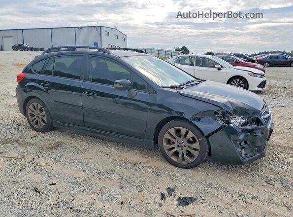 JF1GPAS67GH320502 2016 SUBARU IMPREZA Black წინა მარჯვენა