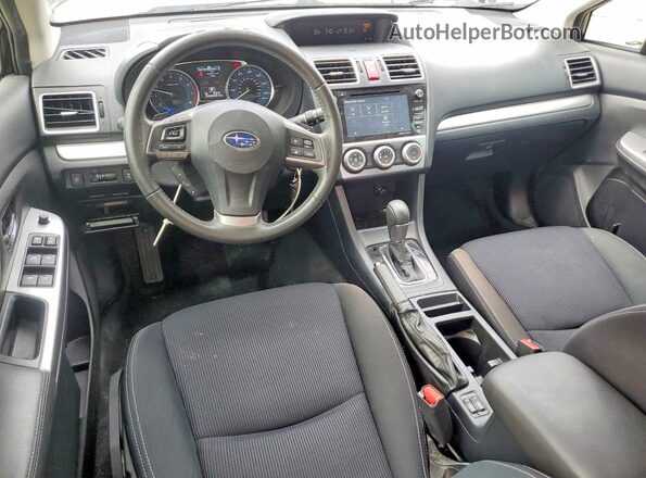 JF1GPAS67GH320502 2016 SUBARU IMPREZA Black წინა პანელის ხედი