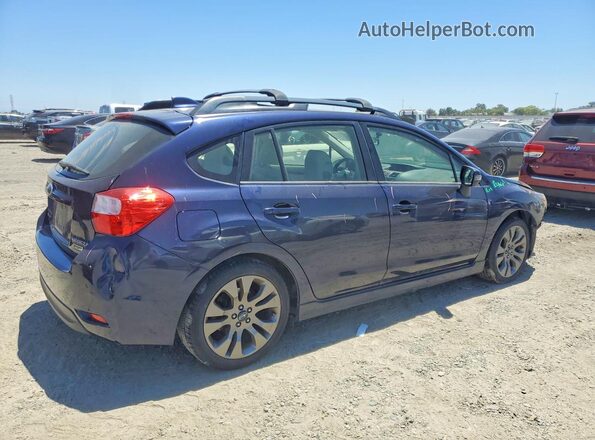 JF1GPAU66GH305230 2016 SUBARU IMPREZA Синий Задняя правая четверть