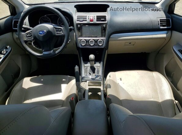 JF1GPAU66GH305230 2016 SUBARU IMPREZA Синий Вид панели приборов