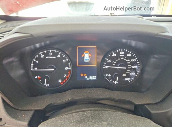 JF1GUABC0R8870495 2024 SUBARU IMPREZA Red ხელსაწყოთა პანელის ხედი