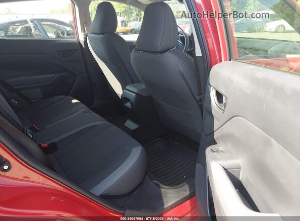JF1GUABC0S8252485 2025 SUBARU IMPREZA Red VIN კოდის სტიკერის ხედი