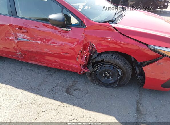 JF1GUABC0S8252485 2025 SUBARU IMPREZA Red წინა ხედი
