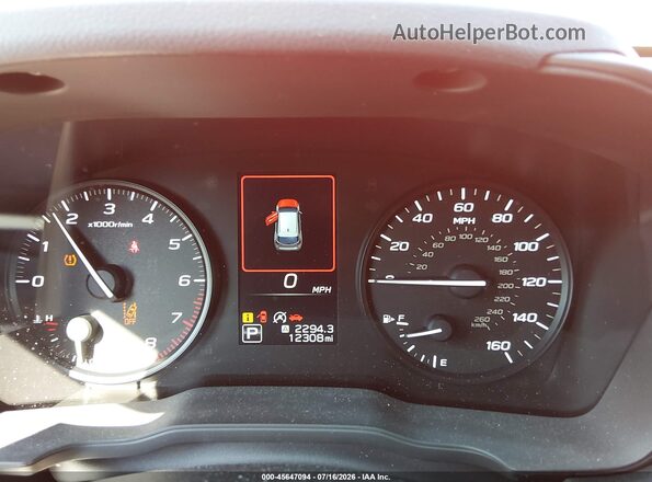 JF1GUABC0S8252485 2025 SUBARU IMPREZA Red უკანა სავარძლების ხედი