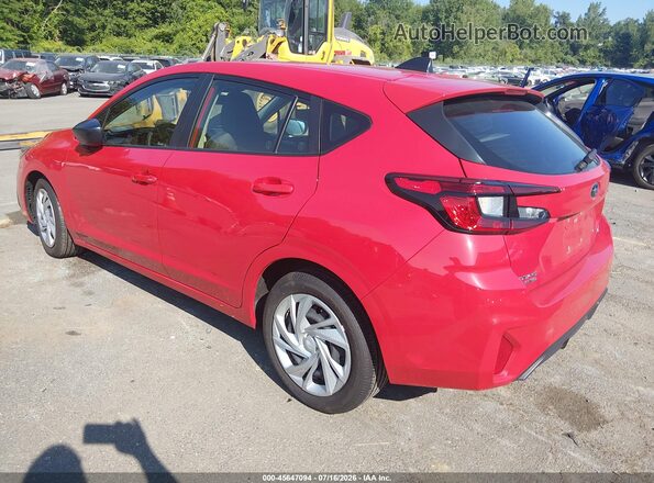 JF1GUABC0S8252485 2025 SUBARU IMPREZA Red უკანა მარცხენა