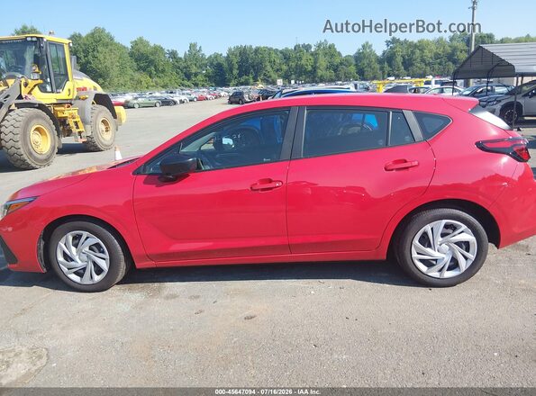 JF1GUABC0S8252485 2025 SUBARU IMPREZA Red სალონის 360-გრადუსიანი ხედი