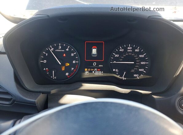 JF1GUABC0S8269111 2025 SUBARU IMPREZA Black Vista del cuadro de instrumentos