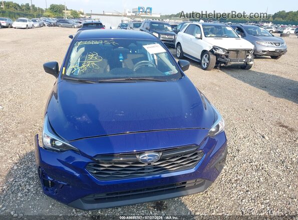 JF1GUABC1R8291581 2024 SUBARU IMPREZA Blue Սարքավորումների վահանակի տեսք