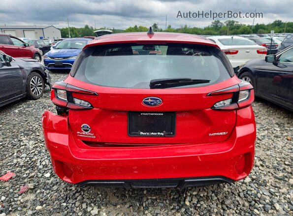 JF1GUABC1R8360561 2024 SUBARU IMPREZA Red უკანა ხედი