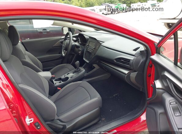 JF1GUABC1R8883868 2024 SUBARU IMPREZA Red Widok wnętrza z przodu