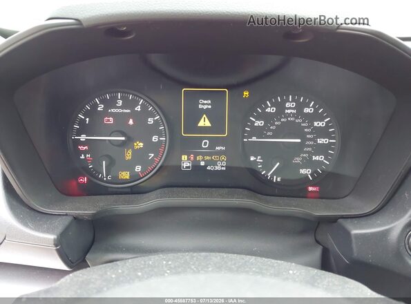 JF1GUABC1R8883868 2024 SUBARU IMPREZA Red Widok tylnych siedzeń