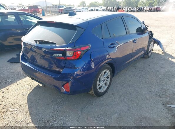 JF1GUABC1S8278884 2025 SUBARU IMPREZA Blue Задня права чверть