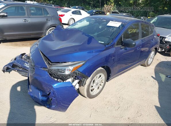 JF1GUABC1S8278884 2025 SUBARU IMPREZA Blue Передня ліва чверть