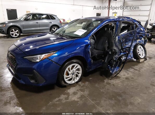 JF1GUABC2R8284669 2024 SUBARU IMPREZA Blue Передня ліва чверть
