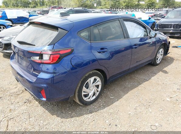 JF1GUABC2S8256196 2025 SUBARU IMPREZA Синий Задняя правая четверть