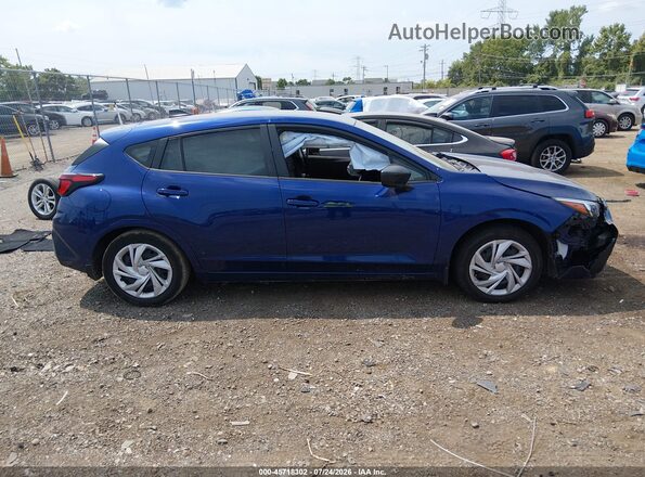 JF1GUABC2S8256196 2025 SUBARU IMPREZA Синий Вид задней части салона