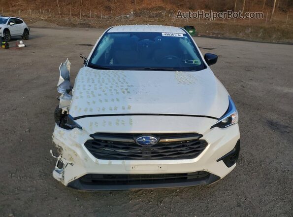 JF1GUABC3R8884620 2024 SUBARU IMPREZA White Դիմացի տեսք