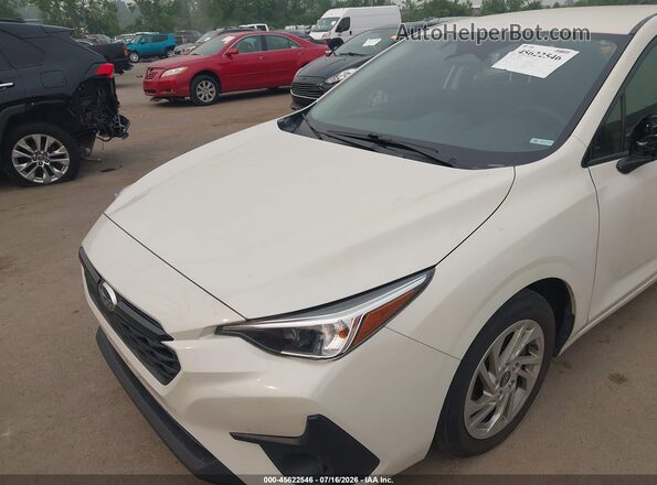 JF1GUABC4R8348551 2024 SUBARU IMPREZA White Widok z przodu