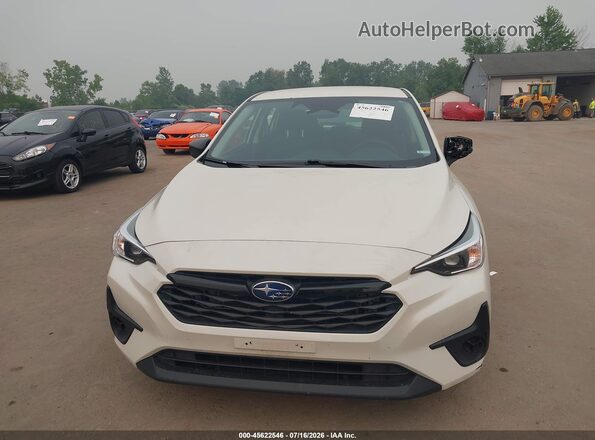 JF1GUABC4R8348551 2024 SUBARU IMPREZA White Widok zestawu wskaźników