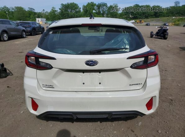 JF1GUABC4R8389973 2024 SUBARU IMPREZA White Հետևի տեսք