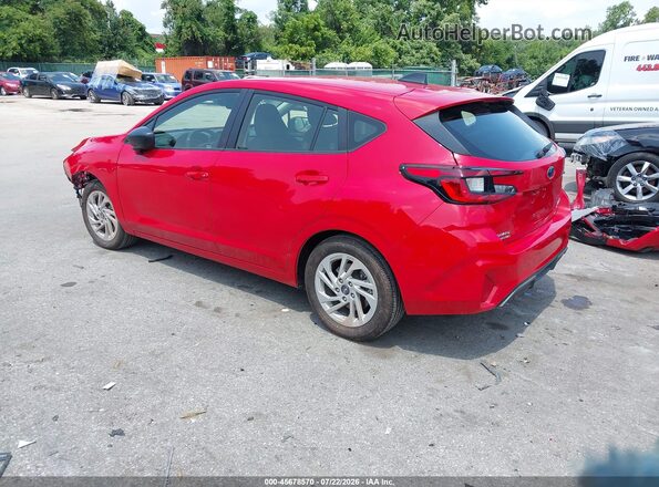 JF1GUABC4S8300926 2025 SUBARU IMPREZA Red Задня ліва чверть