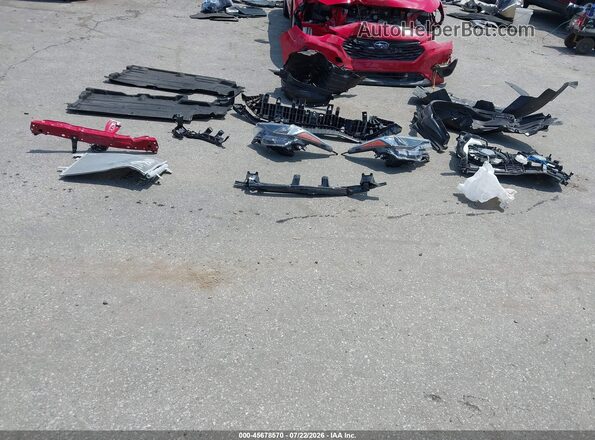 JF1GUABC4S8300926 2025 SUBARU IMPREZA Red Вид щитка приладів