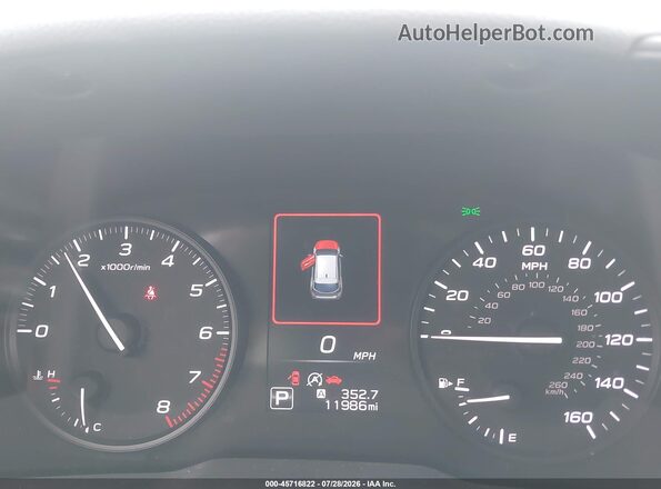 JF1GUABC5S8219014 2025 SUBARU IMPREZA Серебряный Вид задних сидений