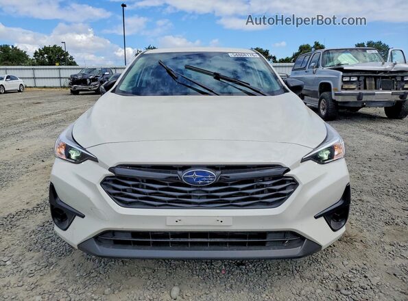 JF1GUABC5S8271548 2025 SUBARU IMPREZA White Դիմացի տեսք