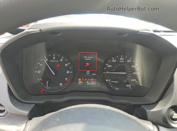 JF1GUABC6R8258821 2024 SUBARU IMPREZA Silver Widok zestawu wskaźników