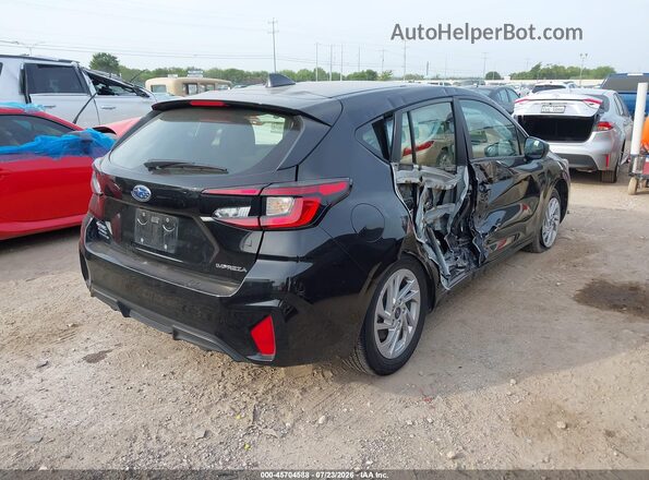 JF1GUABC6S8263975 2025 SUBARU IMPREZA Черный Задняя правая четверть