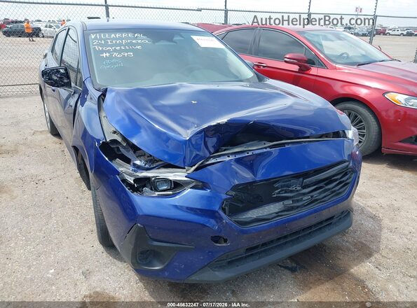 JF1GUABC7R8852169 2024 SUBARU IMPREZA Dark Blue Front view
