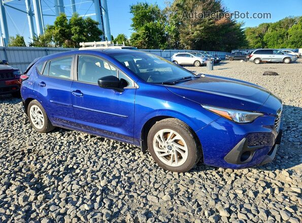 JF1GUABC7R8882451 2024 SUBARU IMPREZA Синий Передняя правая четверть