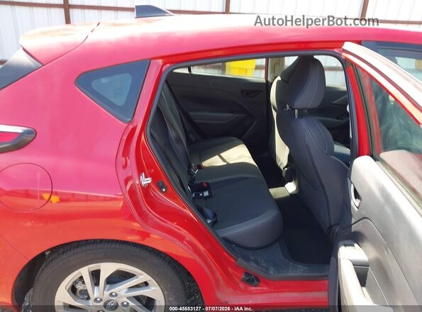 JF1GUABC7S8257974 2025 SUBARU IMPREZA Red Вид наклейки з VIN-кодом