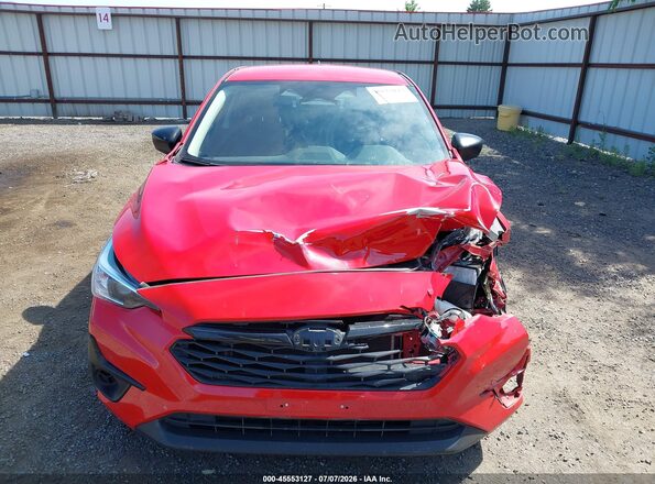 JF1GUABC7S8257974 2025 SUBARU IMPREZA Red Вид щитка приладів