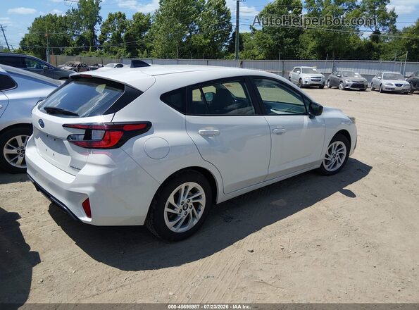 JF1GUABC8S8259362 2025 SUBARU IMPREZA White Задня права чверть