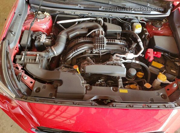 JF1GUABC9R8231144 2024 SUBARU IMPREZA Red Вид задньої частини салону
