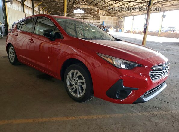JF1GUABC9R8231144 2024 SUBARU IMPREZA Red Передня права чверть