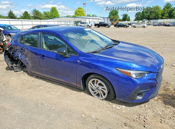 JF1GUABC9R8265598 2024 SUBARU IMPREZA Blue Передня права чверть
