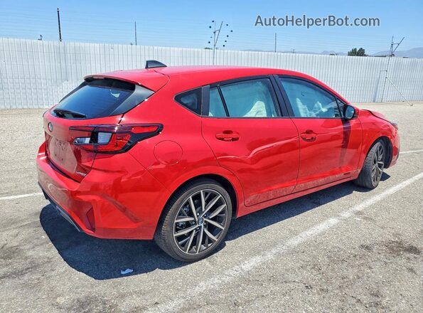 JF1GUAFC2S8248349 2025 SUBARU IMPREZA Red Tył prawy