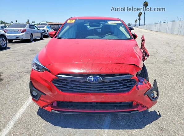 JF1GUAFC2S8248349 2025 SUBARU IMPREZA Red Widok z przodu