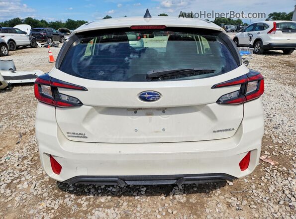 JF1GUAFC4R8243633 2024 SUBARU IMPREZA White Հետևի տեսք